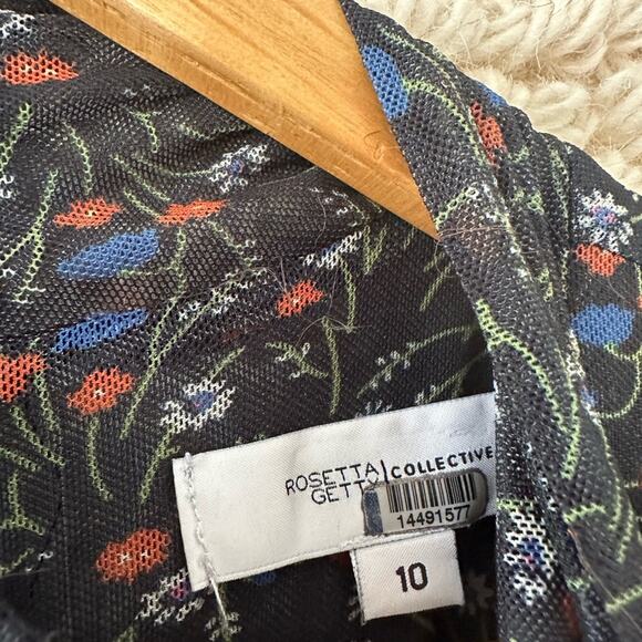 Rosetta Getty Mesh Floral Dress - Picture 3 of 9